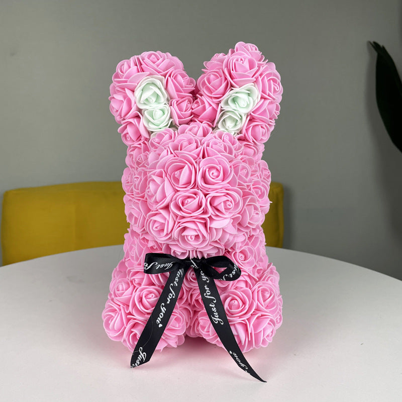 Rose Bunny – Adorable Gift for Birthdays, Easter & More