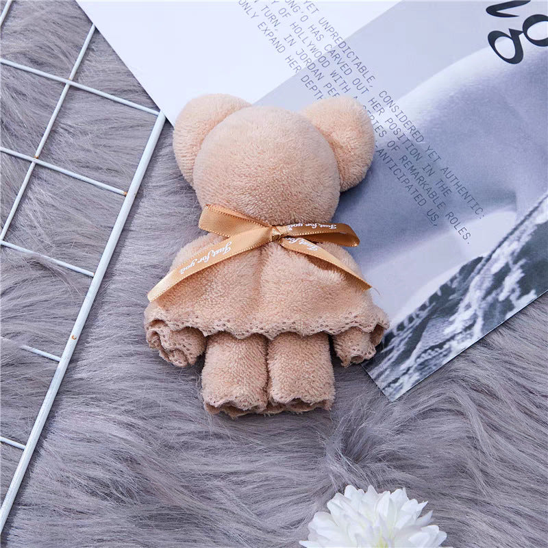 Towel Bear Gift Favor - Cute and Soft Teddy Bear Towel for Baby Showers, Weddings, Birthdays, and Special Occasions