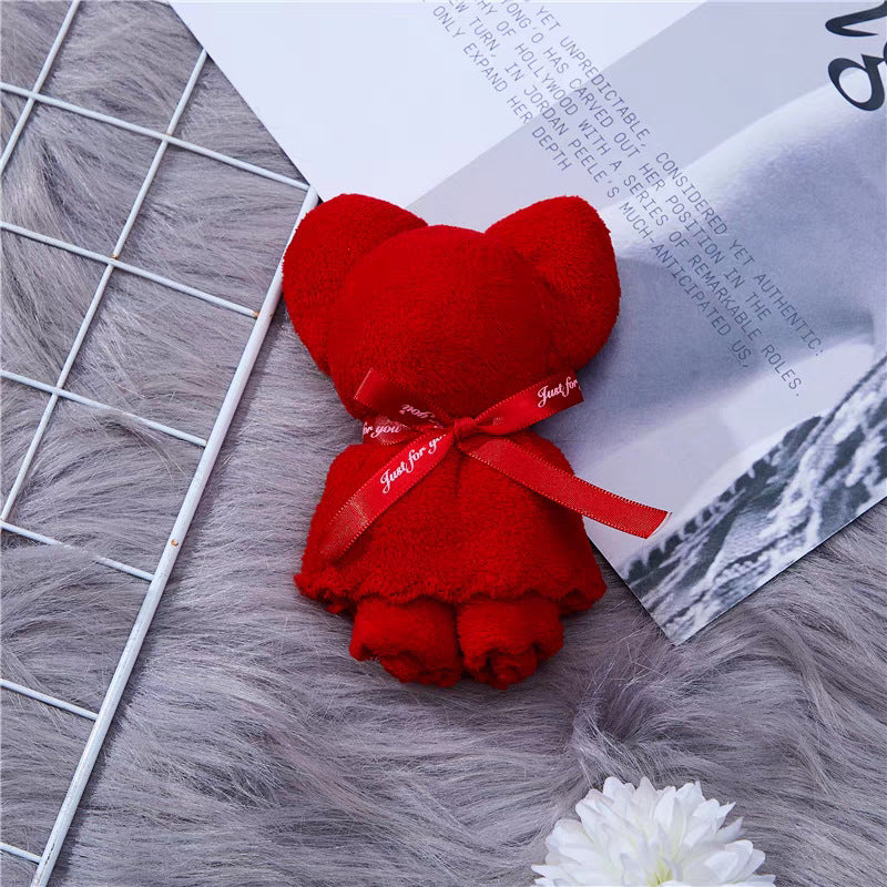 Towel Bear Gift Favor - Cute and Soft Teddy Bear Towel for Baby Showers, Weddings, Birthdays, and Special Occasions