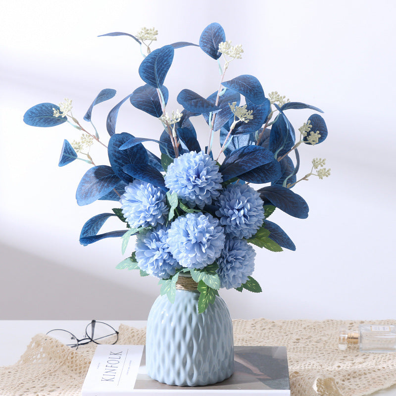 Artificial Chrysanthemum Bouquet - High-End Faux Floral Table Decor