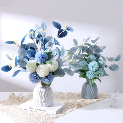 Artificial Chrysanthemum Bouquet - High-End Faux Floral Table Decor