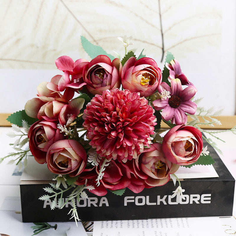 Artificial bouquet for living room and office decoration.