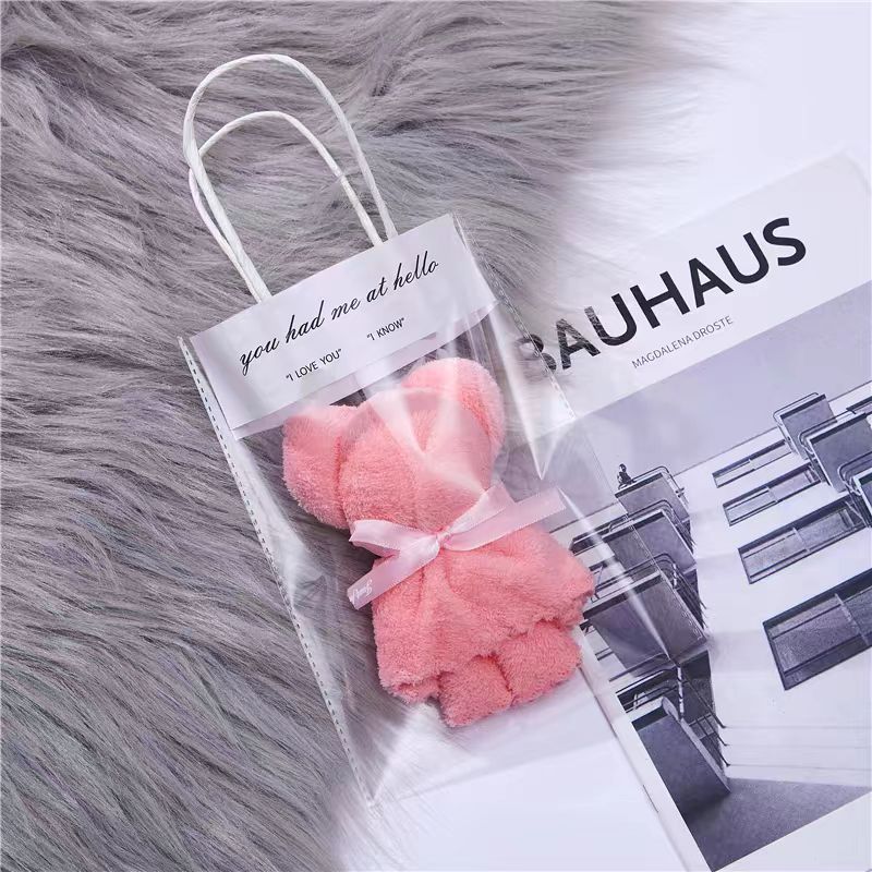 Towel Bear Gift Favor - Cute and Soft Teddy Bear Towel for Baby Showers, Weddings, Birthdays, and Special Occasions