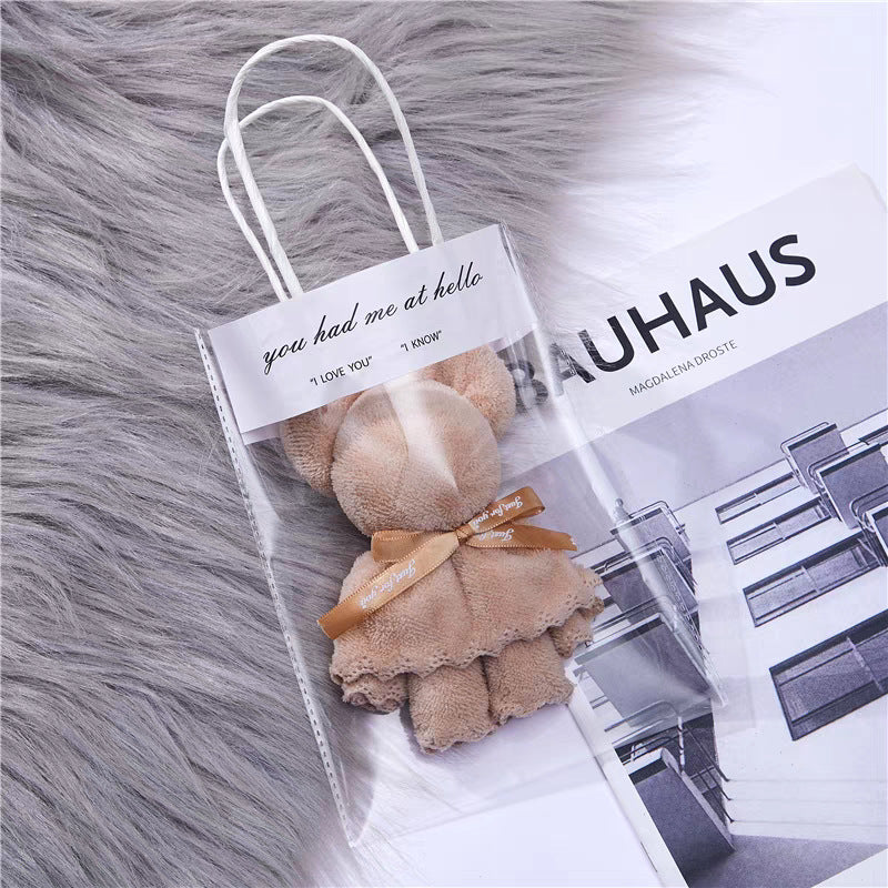 Towel Bear Gift Favor - Cute and Soft Teddy Bear Towel for Baby Showers, Weddings, Birthdays, and Special Occasions