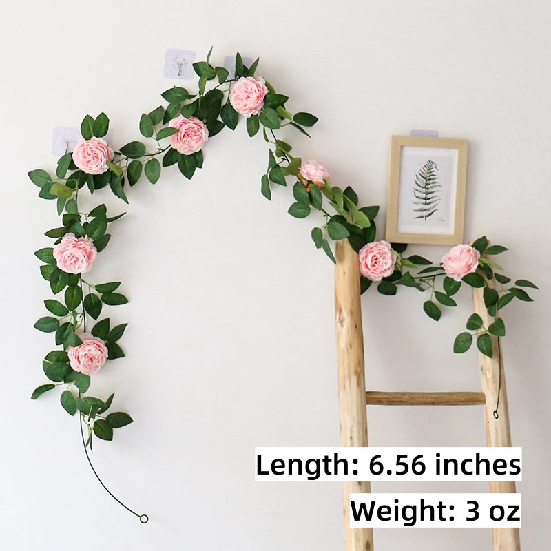 Floral garland for indoor and outdoor decoration.