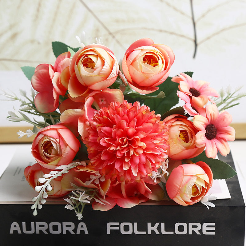 Artificial flower decor perfect for any interior space.