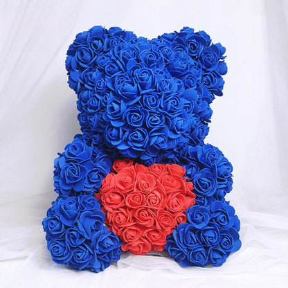 Royal bear with necklace, perfect gift for women, girlfriends, or mothers on Valentine's Day, anniversaries, or birthdays