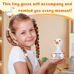 Tiny Crochet Goose Plush – Handmade Positive Message Gift