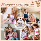 Tiny Crochet Sloth Plush – Handmade Gift with Positive Messages