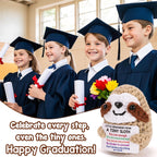 Tiny Crochet Sloth Plush – Handmade Gift with Positive Messages