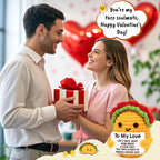 Tiny Crochet Taco Plush – Cute Handmade Gift with Message